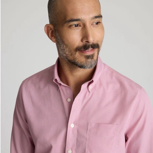 NWT Untuckit Men's Wrinkle Free Cadetto Slim in Rosewine Microgingham - Picture 3 of 12